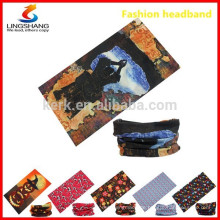 Multifunktions-12in1 Tragevarianten Polyester Neuheit Hals Schlauch Wrap Schal Bandana